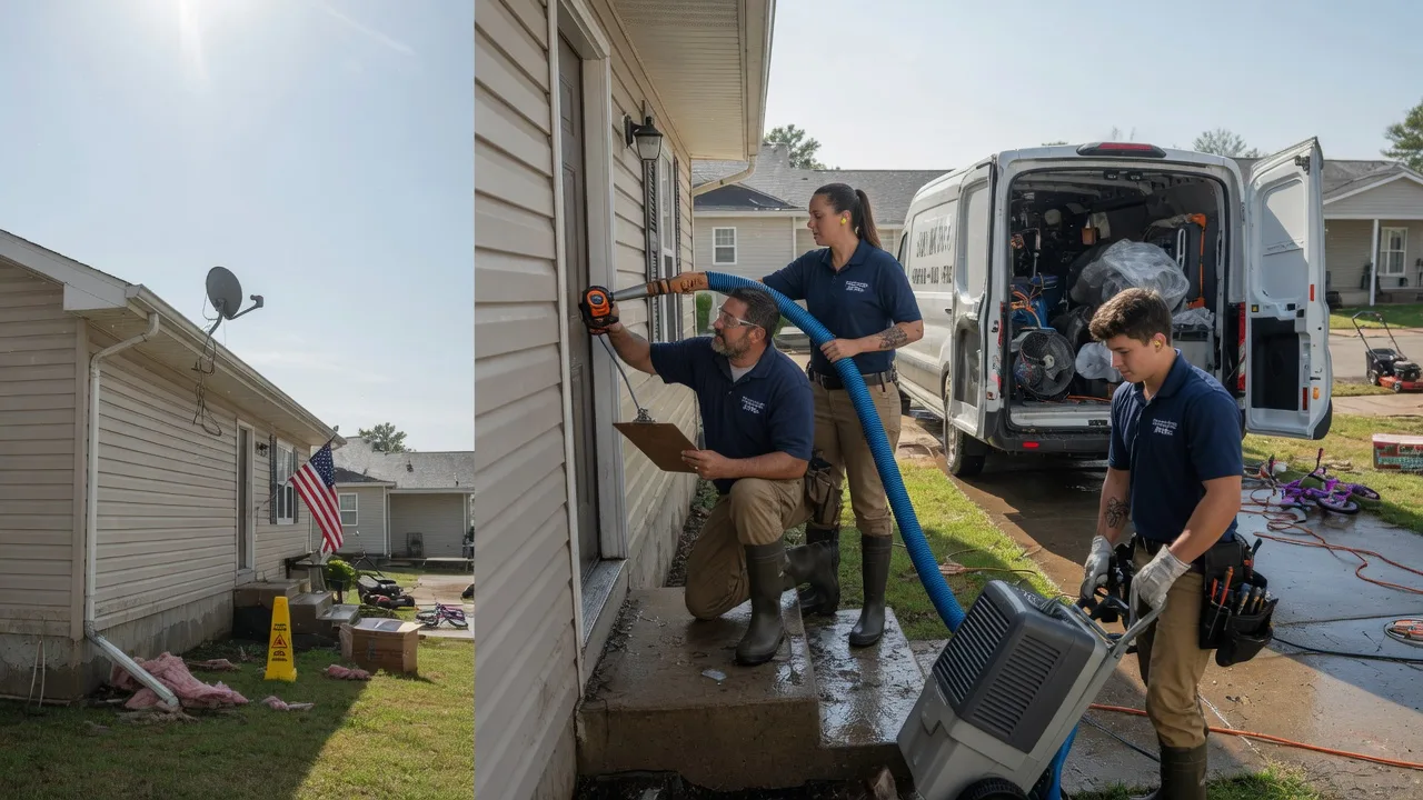 Ceiling Water Damage Restoration in Ashley, IN near me